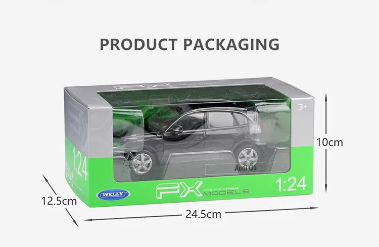 WELLY 1:24 Audi Q5 SUV спортивный автомобиль моделирование сплав модель автомобиля ремесла Коллекция игрушек инструменты подарок