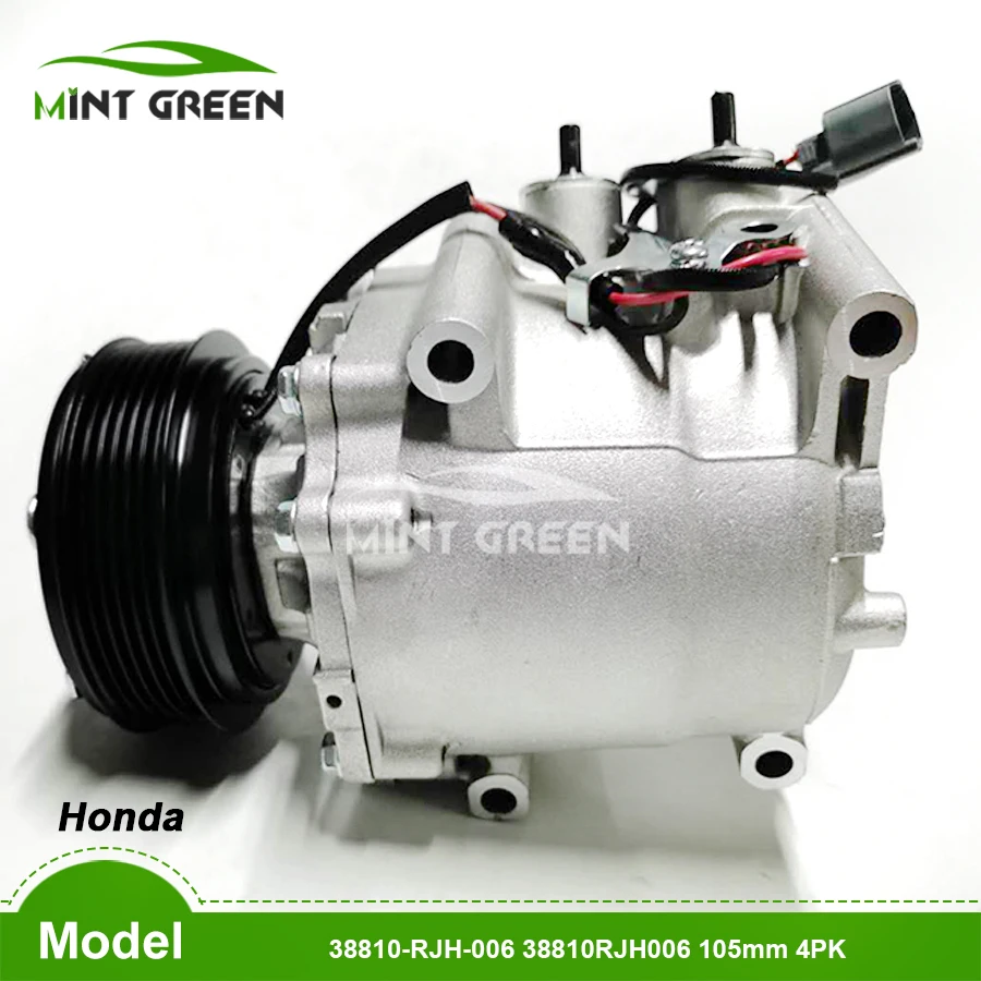 For Auto Ac Compressor For Honda Crv Cr-v Be 1.7 2004 -2009 38810-rjh-006 38810rjh006 105mm