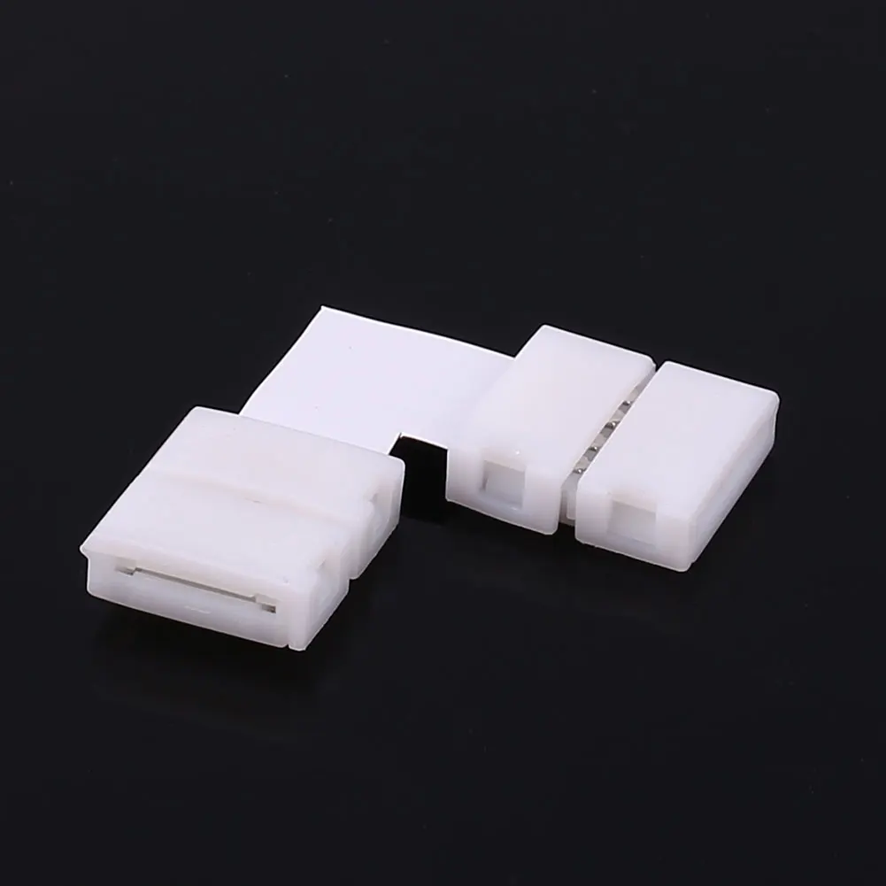 RGB полосы света светодиодный разъем 10 мм аксессуары L форма 4Pin Solderless