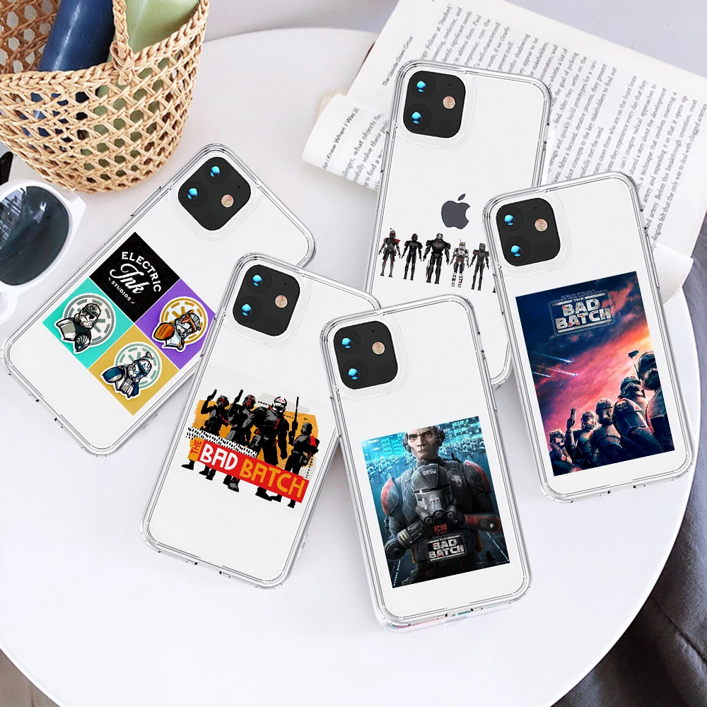 

The Bad Batch Troopers Hunter Anime Cartoon Phone Case for IPhone 12 Mini 5 6 6S 7 8 SE Plus X XS XR 11 Pro Max Coque Funda
