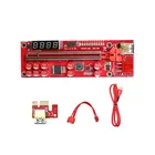 PCIE Riser V013 Pro PCI-E адаптер для райзерной карты PCI Express x1 x16 USB 3,0 кабель 10 конденсаторов для майнинга видеокарты