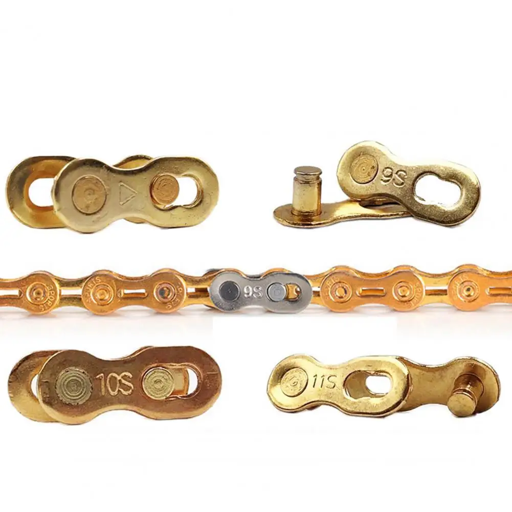 

2Pcs 6/7/8/9/10/11 Speed Steel MTB Bike Bicycle Chain Quick Release Magic Buckles Repair Tool