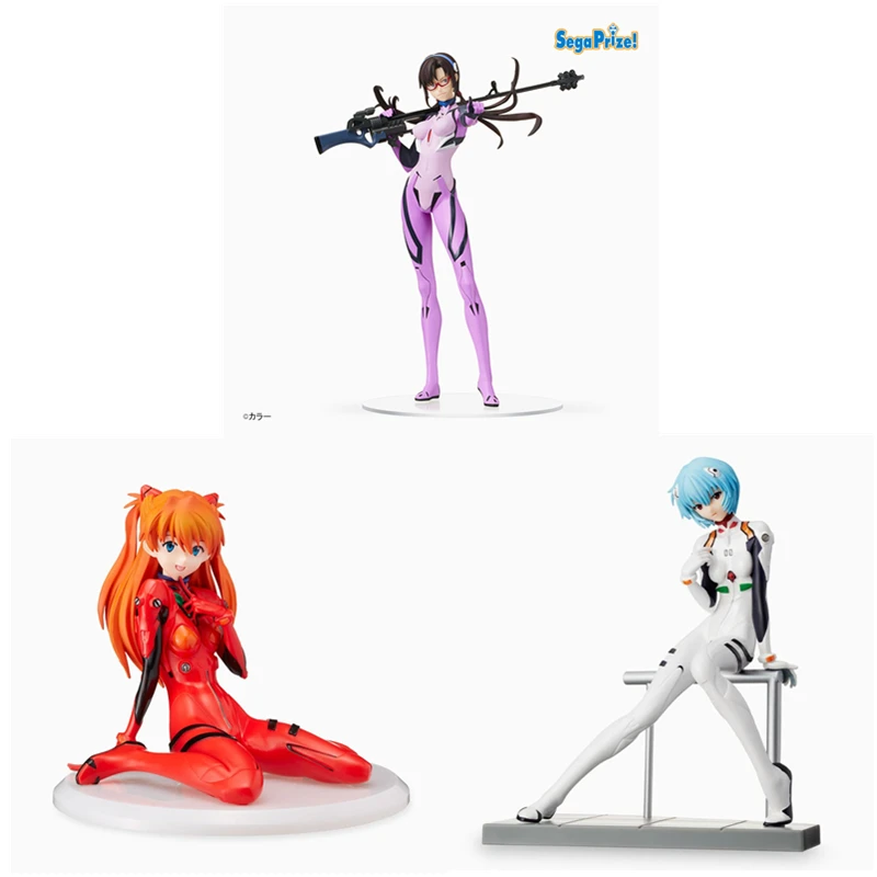 100% Оригинальная фигурка Cuteanime Sega EVA Аянами Рей костюм для вождения из ПВХ экшн