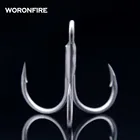 Тройной рыболовный крючок из высокоуглеродистой стали, 20 шт.лот