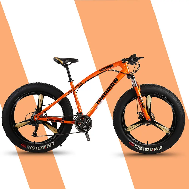 Bicycle Mountain Bike Three Knife One Wheel Riding Off Road Wide Tires Adult Leisure Speed Male and Female Students | Спорт и