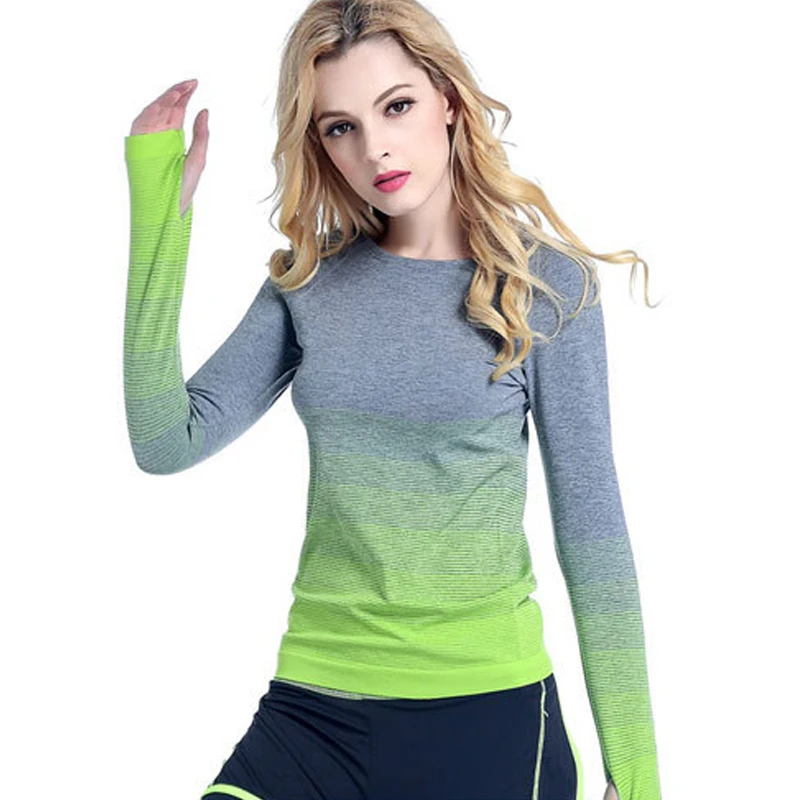 Женская футболка с круглым вырезом длинным рукавом и эффектом пуш-ап | одежда