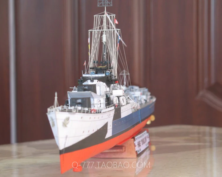 1:200 1:144 II мировая война Британский O-класс HMS ONSLOW Разрушитель Бумажная модель