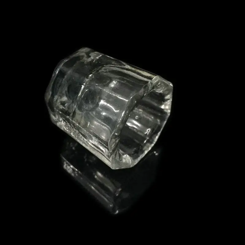 1 набор Рабочая емкость шестигранная подставка Хрустальная стеклянная чашка