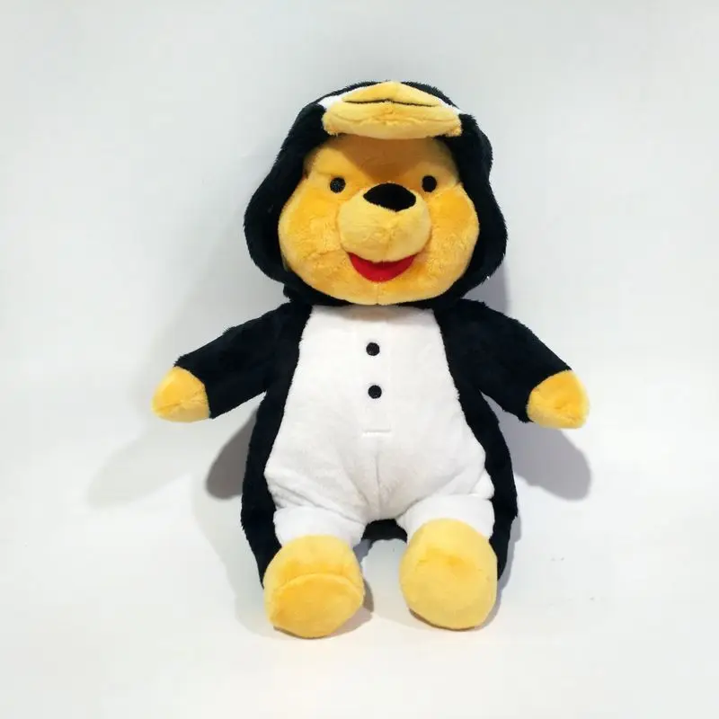 Черный 1 шт./лот 30 см Плюшевые тигры eeyore медведь спокойная кукла подарок детские игрушки - Цвет: Черный