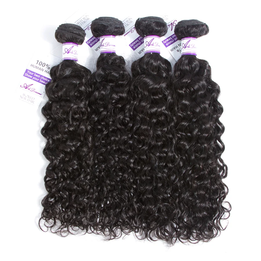 Alidoremi малазийские волнистые волосы натуральные черные человеческие в пучках