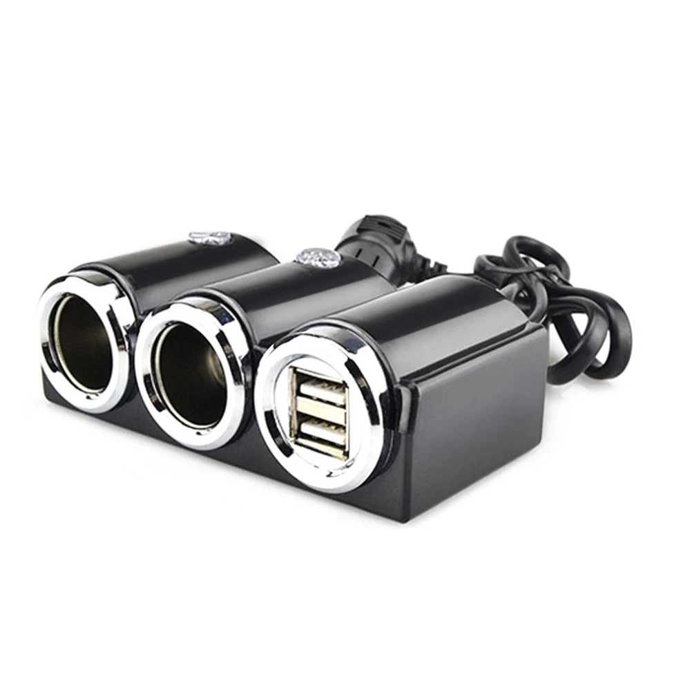 1 2 автомобиля Разветвитель Прикуривателя порты двойной USB Автомобильное