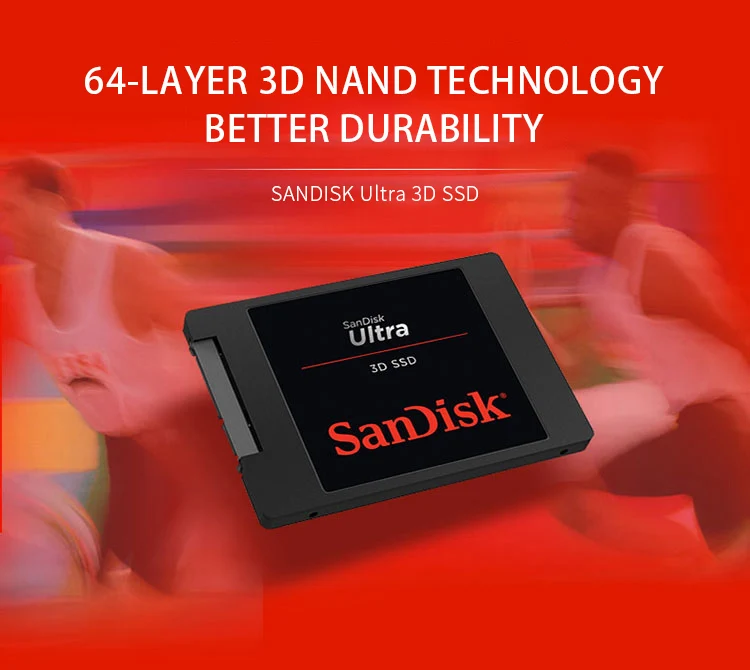 sandisk ультра 3D Внутренний твердотельный накопитель 500 Гб 560 МБ/с. жесткий диск SATA 3,0 SSD для лаптон для рабочего стола