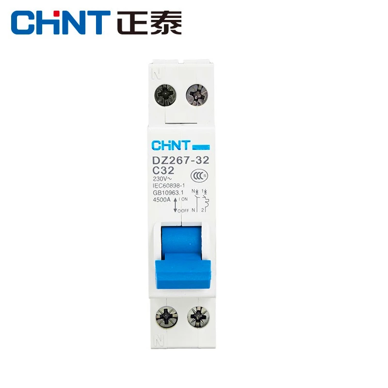 

Chnt disjuntor dpn DZ267-32 1 p + n 6a 10a 16a 20a 25a 32a