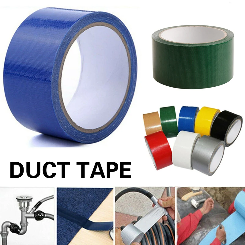 

10M Self Adhesive Strong Cloth Duct Tape Adhesive Cloth Performance Repair Tape Water Resistant Carpet Duct