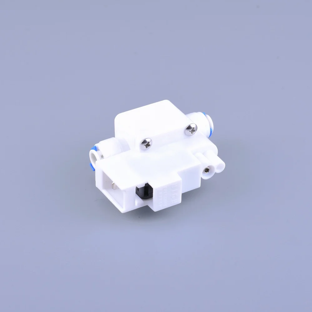 

Pure Water Machine Accessories Purifier High Pressure Valve Pressure Switch Solenoid Valve 1/4 Tube Quick Connection
