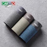 cartelo mens pure cotton underwear graphene 3a grade antibacterial moisture absorbent soft elastic waistband male panties boxer
