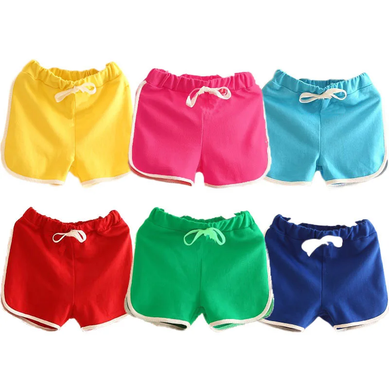 2020 летние детские шорты хлопковые плавки для мальчиков яркие цвета модные брюки