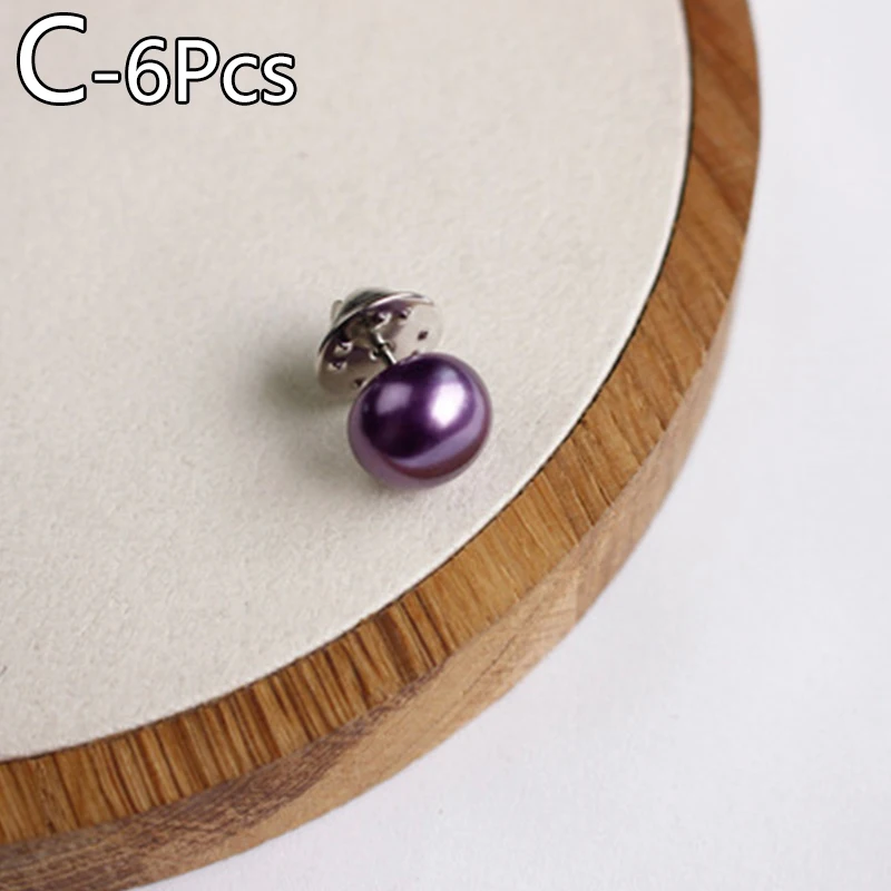 

6pcs Fashion Pearl Brooches Pins For Women Designer Female Clothes The Candid Jewelry Color Pearl Pins Wedding Jewelry Gift