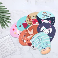 thicken anime 3d mouse pad with wrist rest anti slip soft silicone cute cartoon cow cat mice mat for gaming pc laptop