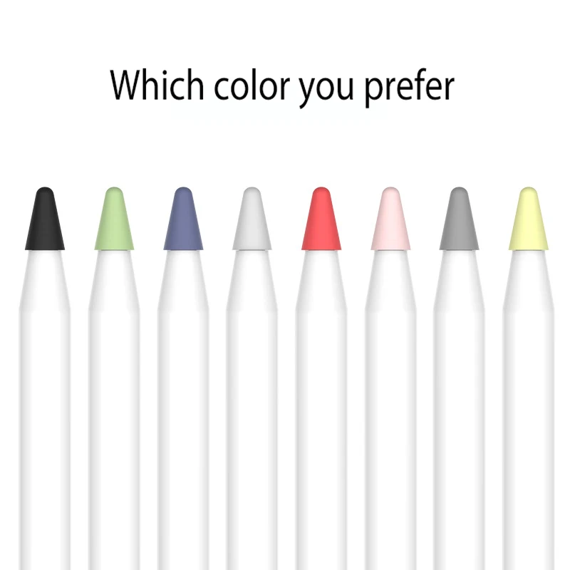 8 шт. силиконовый Сменный Чехол с наконечником защитный чехол для Apple Pencil 1st 2nd