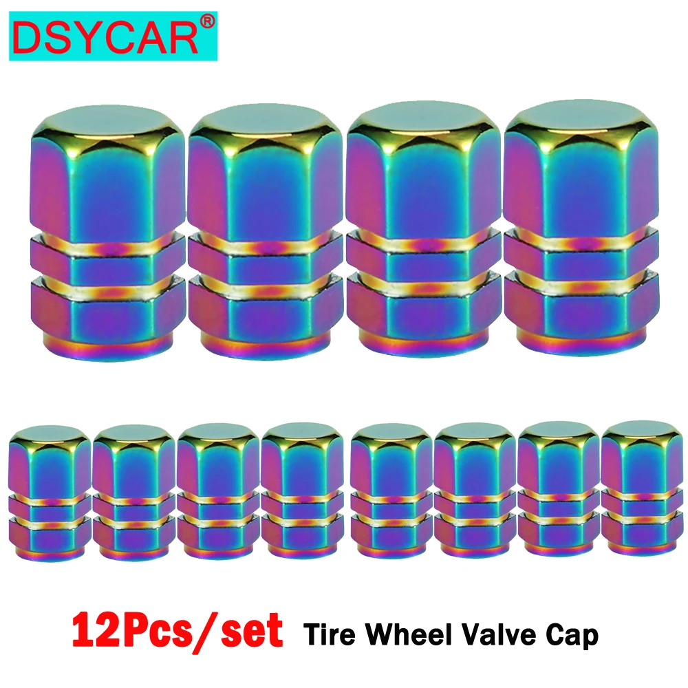 DSYCAR 12 шт. Универсальная автомобильная крышка клапана колеса мотоцикла