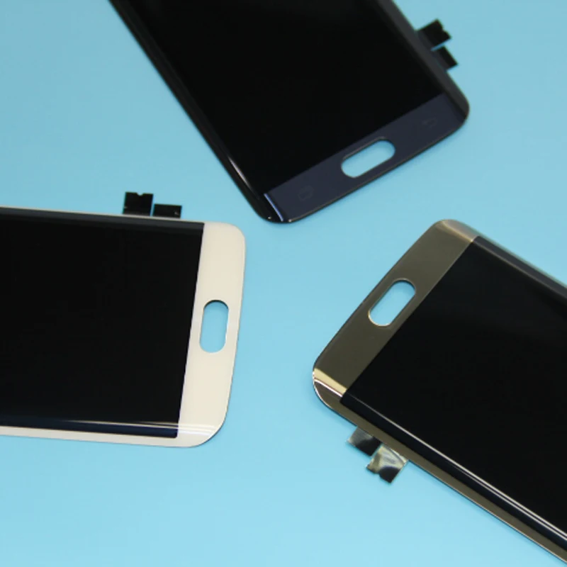 Супер Amoled дисплей для SAMSUNG Galaxy s6 edge G925F G925I ЖК-дигитайзер в сборе с рамкой запасные