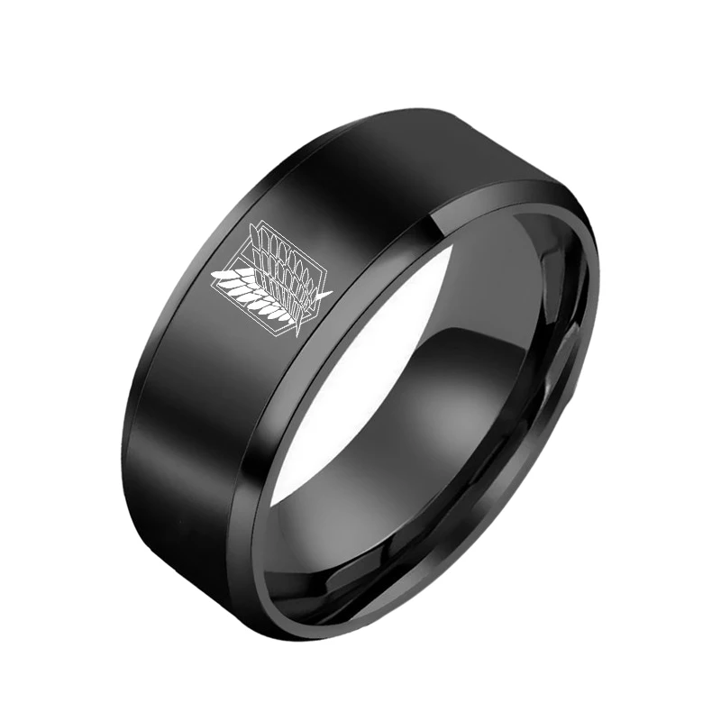 Кольцо из нержавеющей стали для мужчин и женщин ювелирное изделие с
