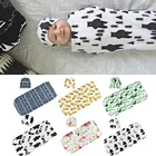 Спальные мешки на весну и осень, удобная пеленка для новорожденных, одеяла для младенцев, мальчиков и девочек, мешки с подходящей повязкой на голову, Детская Пижама