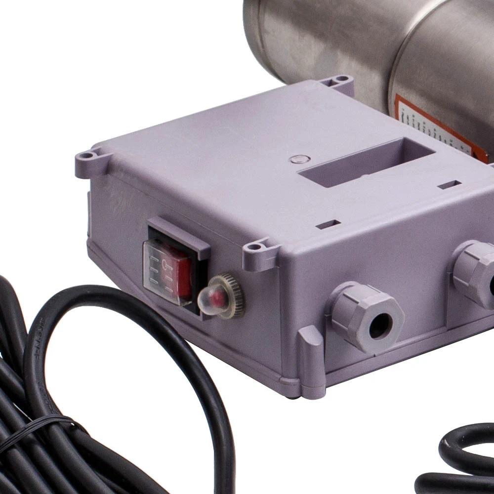 4&quot 370W Borehole Deep Well Submersible Water Pump + 20 m power cable Stainless Steel 6000L/H |