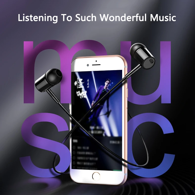 Модные стерео наушники Спорт бег Гарнитура 3 5 мм пенополиуретановый вкладыш для