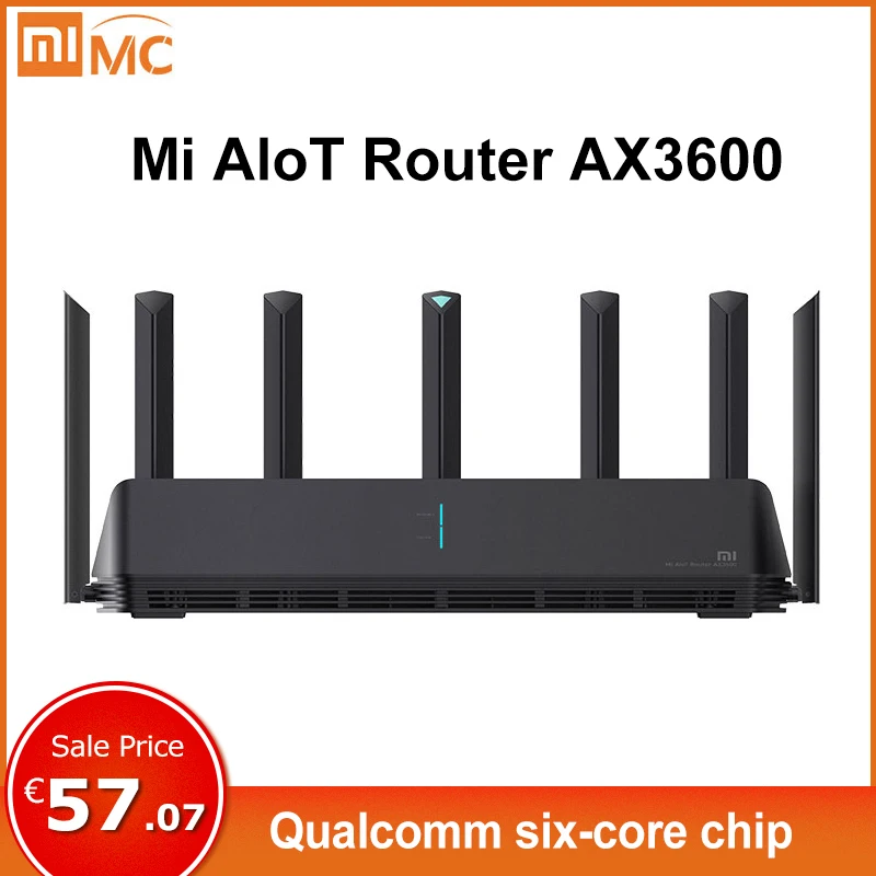 Роутер Xiaomi Mi AX3600 глобальная версия с поддержкой нескольких сетей Wi-Fi