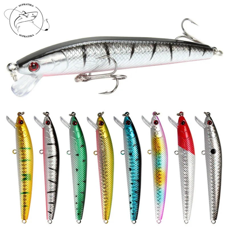 

Искусственная блесна 8,7 г/10 см, пластмассовая искусственная блесна 6 #, крючки из высокоуглеродистой стали, объемные глаза, антикоррозийная п...