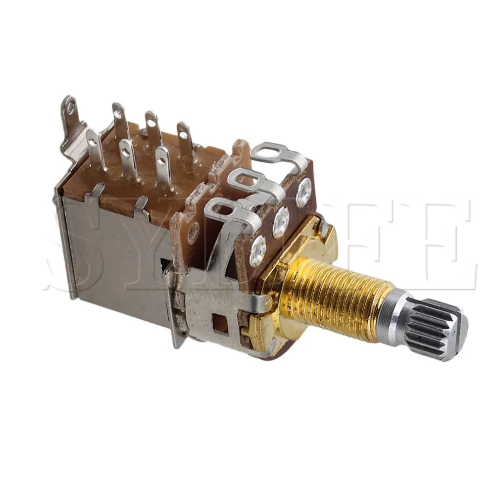 3 шт. B500K18mm Позолоченные вал OHM Audio тон потенциометр для гитары
