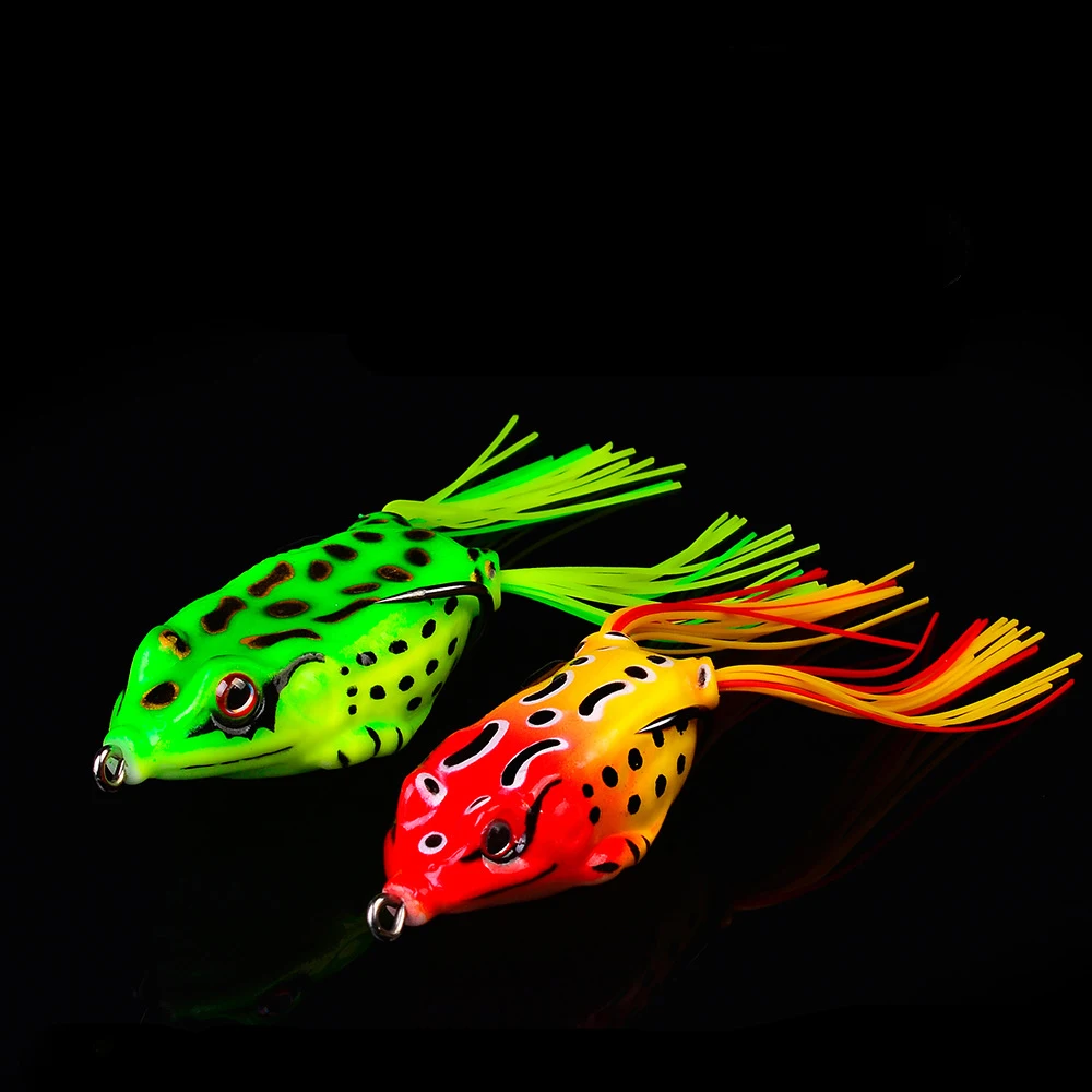 

1 шт. топвотер Лягушка приманка 5,3 см/6 см/6,5 см силикагелевые мягкие приманки лягушка искусственная приманка для ловли окуня