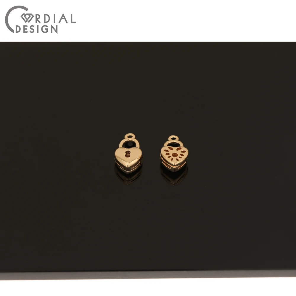 

Cordial Design 100Pcs 7*14MM Jewelry Accessories/Pendant/Copper/Hand Made/Heart Key Shape/Jewelry Findings & Component/Charms