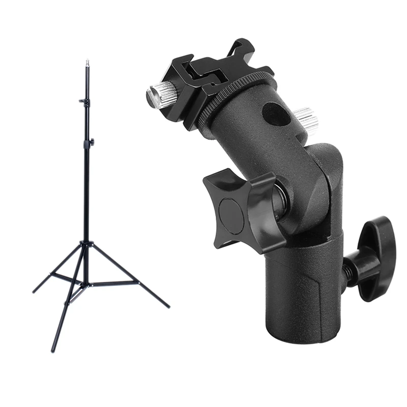2 шт Камера флэш крепление для вспышки Speedlite Поворотный Светильник Подставка