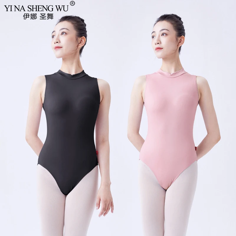Ballet Leotard for Women Backless Dancing Wear Girl Adult Clothes Small Stand-up Collar Practice | Тематическая одежда и