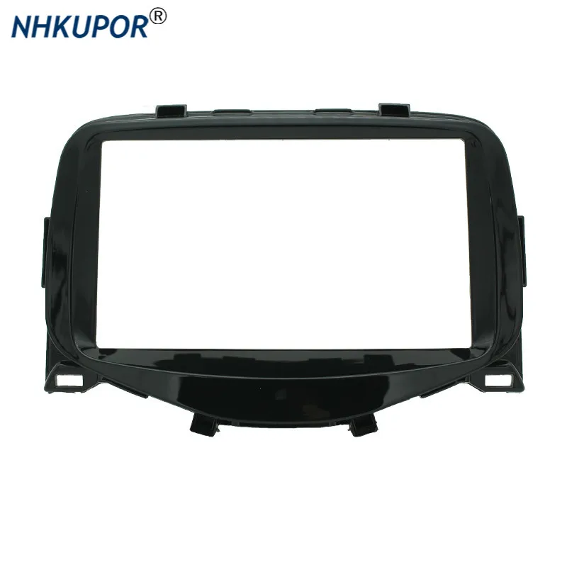 

11-591 Car Radio Fascia for CITROEN C1/ TOYOTA/ PEUGEOT Stereo Fascia Dash CD Trim Installation Frame Kit Center Console Holder