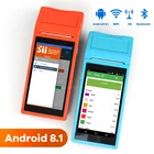 Терминал V1 Androis POS принтер PDA, беспроводная система Android Bluetooth и Wifi со встроенным термопринтером и сканером камеры