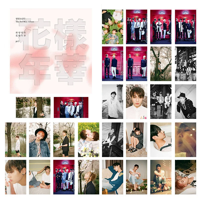 Kpop Bangtan мальчики любят YOURSFLF Плакат карты открытки Фото плакат Фотокарта Lomo карта