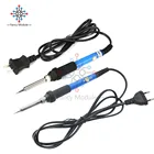 Электрический паяльник 220 В110 В 60 Вт, сварочный пистолет с регулируемой температурой, тепловая ручка, Железный инструмент с вилкой для ЕС и США