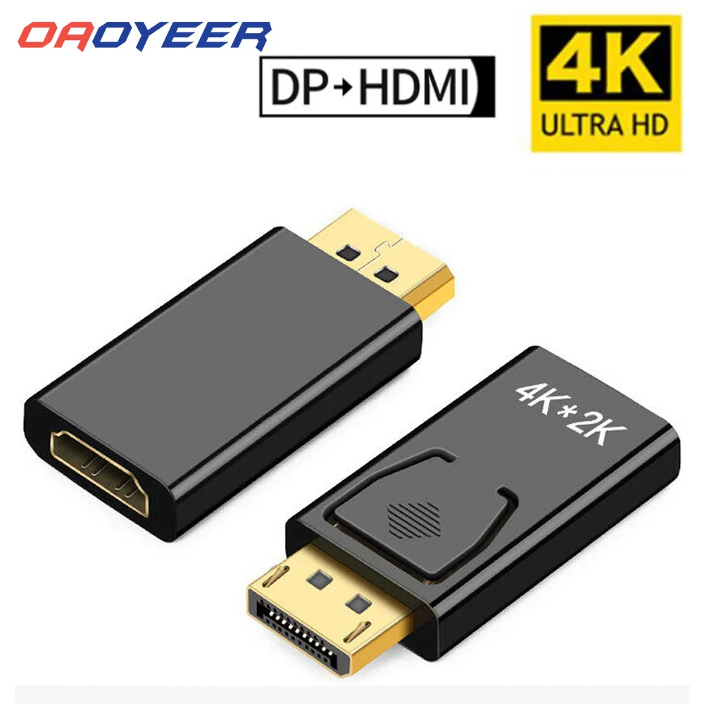 Адаптер dp-hdmi максимально 4K 60 Гц переходник Папа-мама с разъемом для ТВ ПК