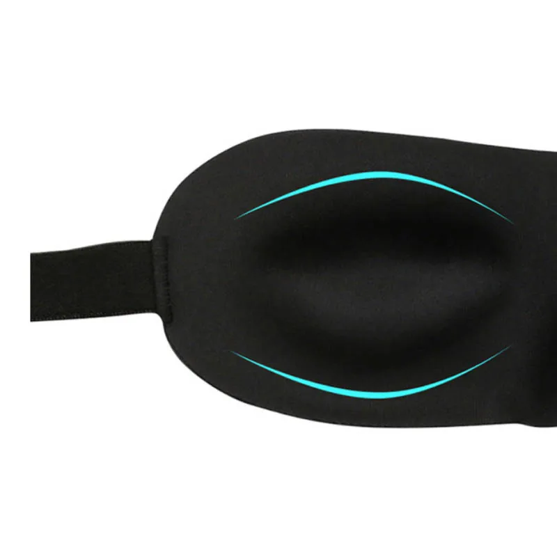 1Pcs Eye Shade Sleep Blackout Goggles PVC 3D Eye-Patch Fatigue Mitigation Breathable Nerves Cool Goggles