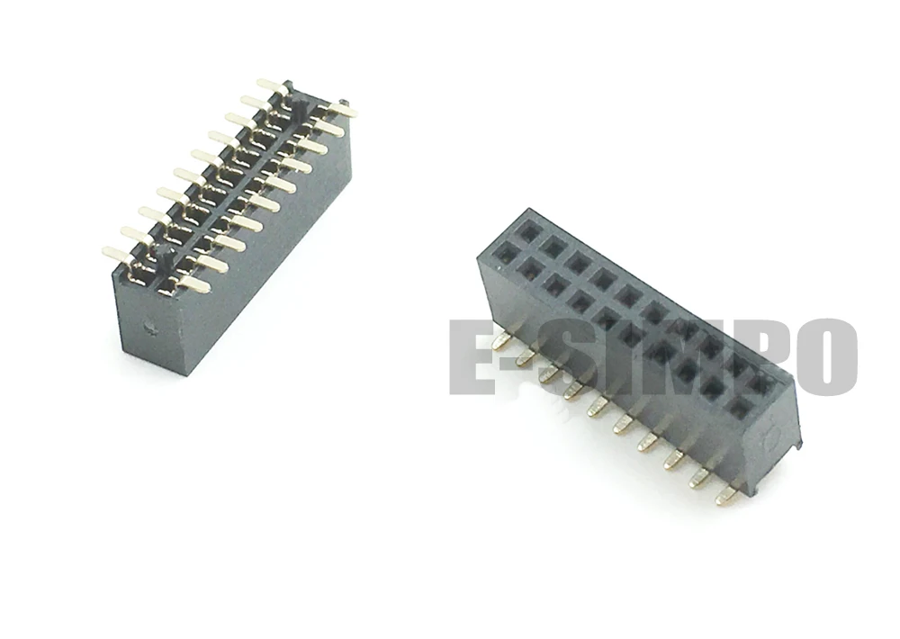 100 шт SMT 1 27 мм двойной вертикальный SMD PCB гнездовой контактный коннектор 2*3P 2X4P 2X5P 2X6P