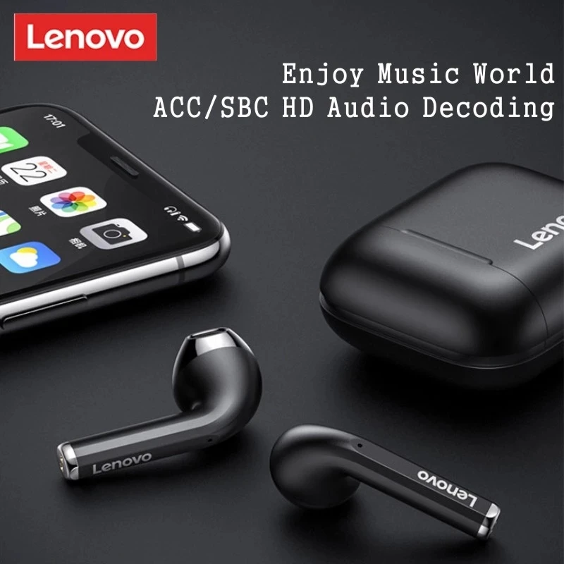 Оригинальные беспроводные наушники Lenovo LP2 TWS Bluetooth 5 0 Двойные стерео басы
