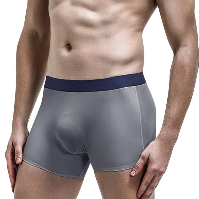 

Men's Seamless Panties Men's One-piece Boxer Shorts Ultra-thin Breathable Comfortable For Young And Middle-aged Pants