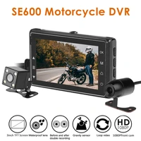 se600 motorcycle dvr dashcam 3 0 front rear view dual camera 1080p hd g sensor motorbike driving video recorder dash cam