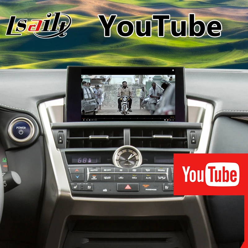 Мультимедийный видеоинтерфейс Lsailt Android Carplay для Lexus NX 300h модель 2014 2017 сенсорная