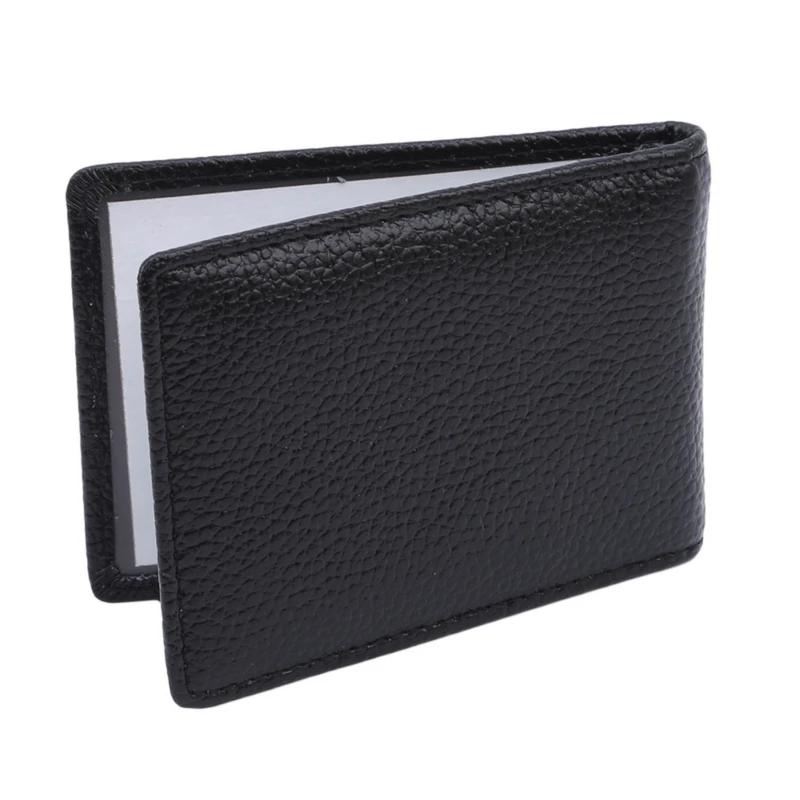 

Card Holder Credit Money Bag Case Wallet Slim Leather Microfiber 10.5 8 Solid Color Women Men Clip Synthetic Anti Theft Line