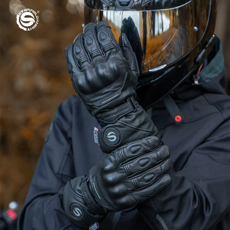 Водонепроницаемые перчатки с электрическим подогревом мотоциклетные